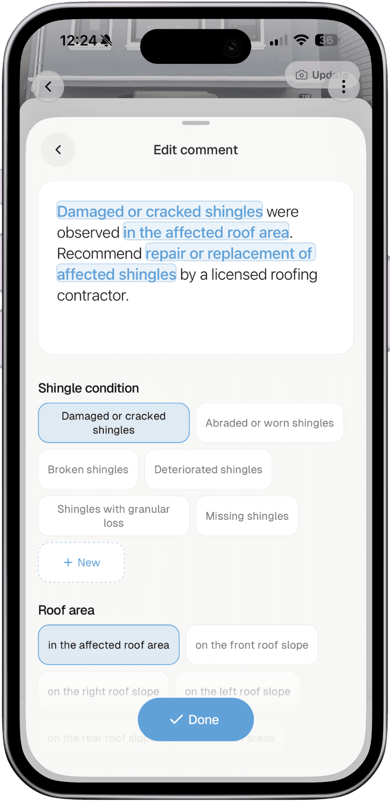 Noma mobile app showing designed for speed