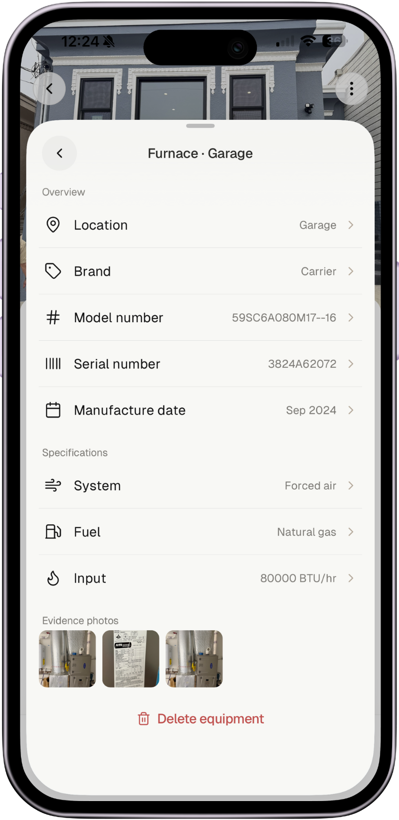 Noma mobile inspection app